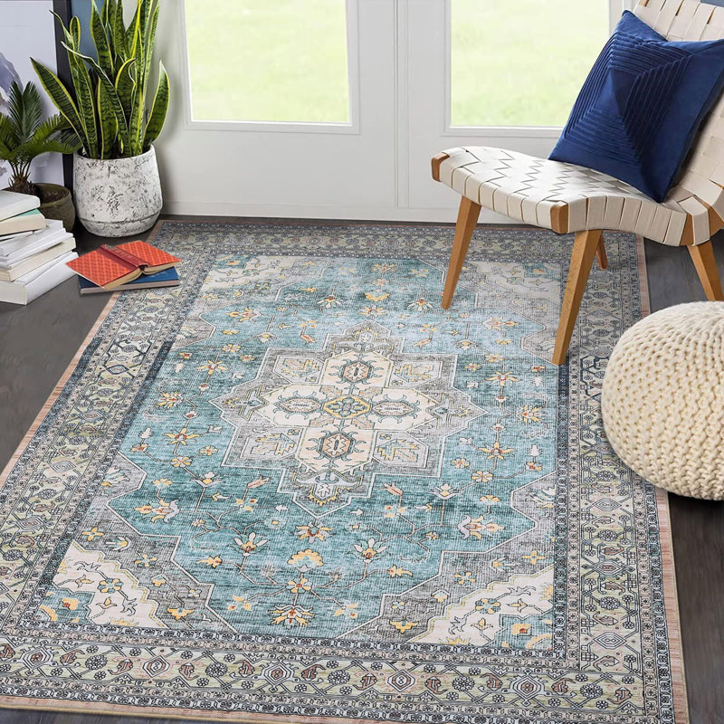 Tapis de salon lavable, Rectangle 10 pi x 13 pi
