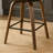 26" Swivel Counter Stool with Rattan Back and Walnut-Finish Bentwood Legs-1634067569-1634067535