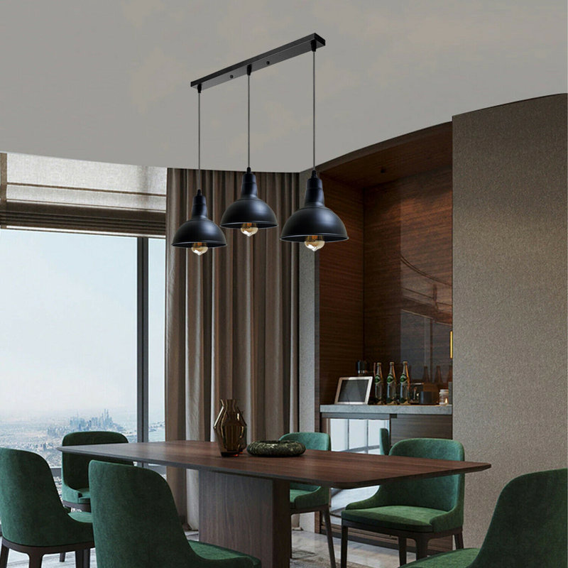 Lavaca 3 - Light Black Pendant
