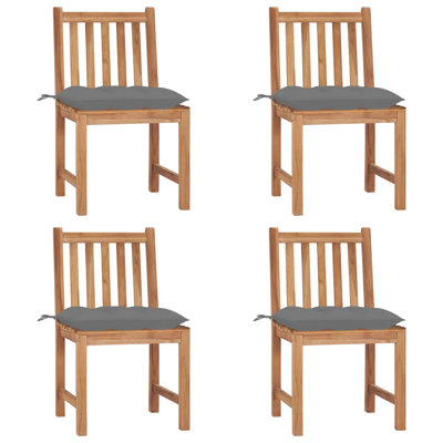 Bryantjr Teak Patio Chair with Cushions