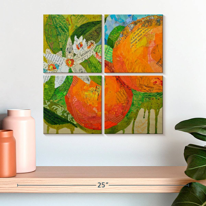 Yarlin, Floride, oranges, H 18 po x l 18 po