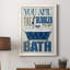 «Bubble Bath», art textuel sur toile-1581097761-1581097762