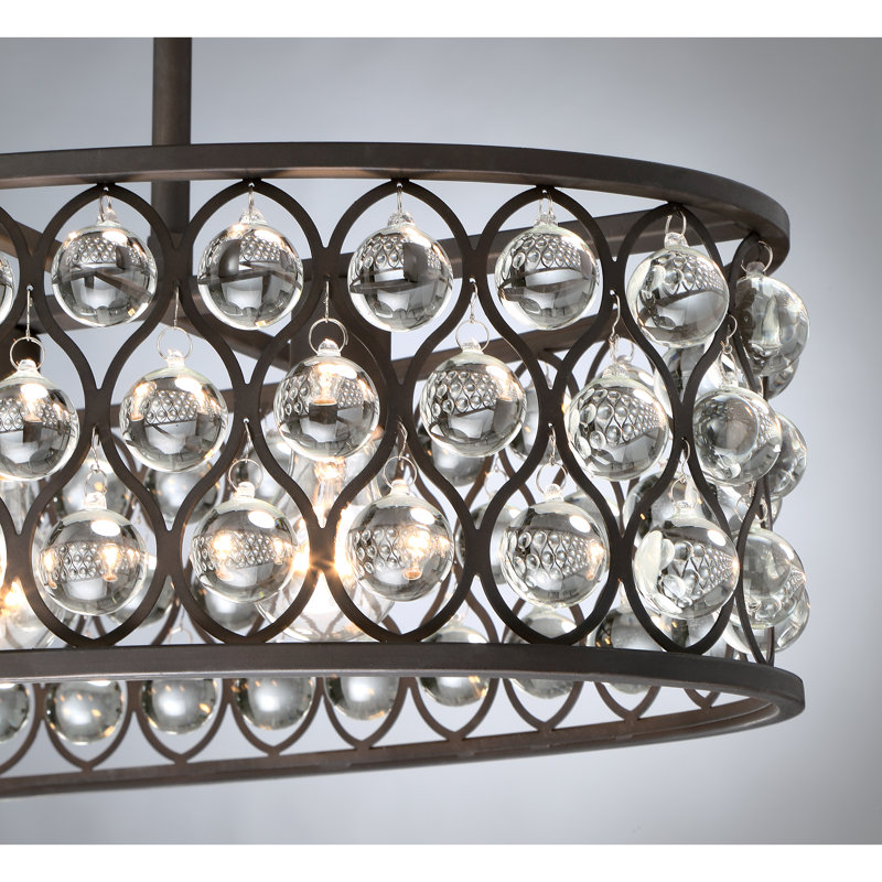 Luminaire suspendu à 4 lumières pour îlot de cuisine