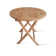 Pamela Teak Folding Dining 36" Round Table