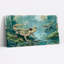 «Two Salamanders in Teal Marsh Water», art mural-828076425