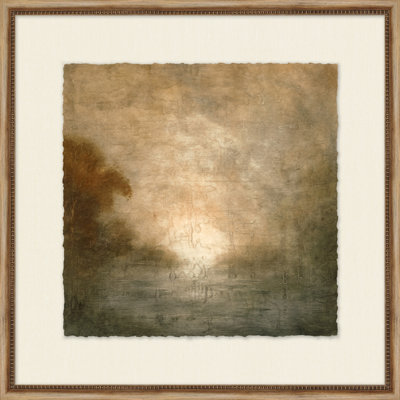 Empty Sky 4 - Peinture encadrée sur papier