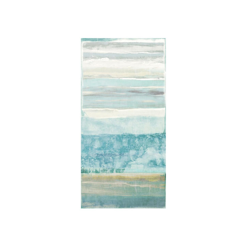 Zoey Riley " Serenity Pool " by Zoey Riley, 48" H x 24" W x 1.5" D, Knife Gel