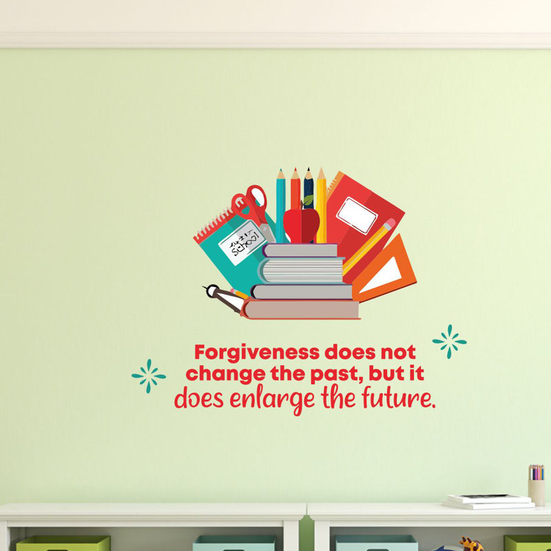 Text & Numbers Wall Decal, 15" H x 30" W
