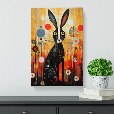 Hare Dadaism Art No.2 - Wrapped Canvas