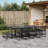 12 - Person Wicker Patio Dining Set with Rectangular Table , Cushions Included