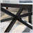 Glass Coffee Table with Solid Wood Base-458493443-443093452