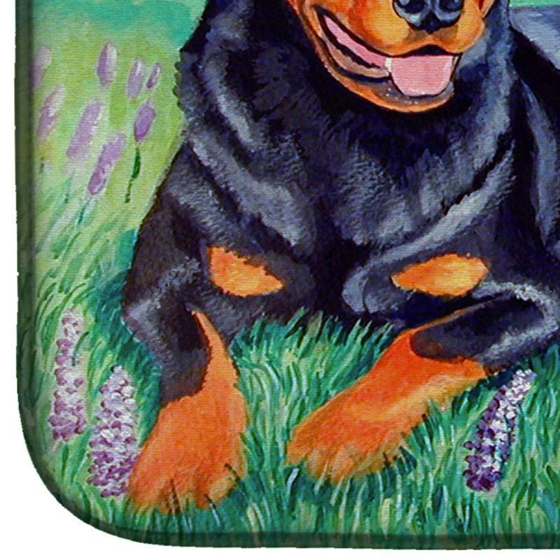 Tapis de séchage rottweiler