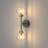 Rustic Wall Sconces 2 Light Industrial Metal Wall L...