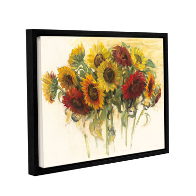 «Gathering Sunflowers» par Carol Rowan, peinture sur toile