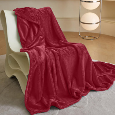 Adamczyk Soft Touch Mink Faux Fur Plush Sofa Throw/Blanket 