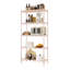 5 Tier Storage Rack Wire Shelving Unit Storage Shelves Black-125504308