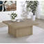 Table basse carrée en bois d'ingénierie, café au lait-309272234