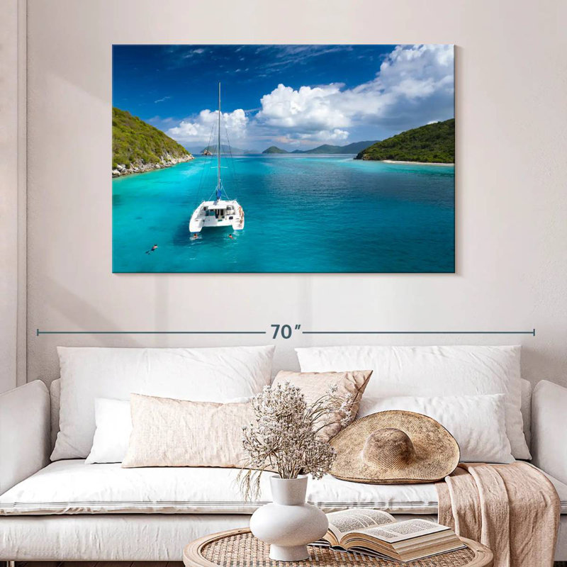 Mehar Lovango Cay Catamaran, 32" H x 48" W