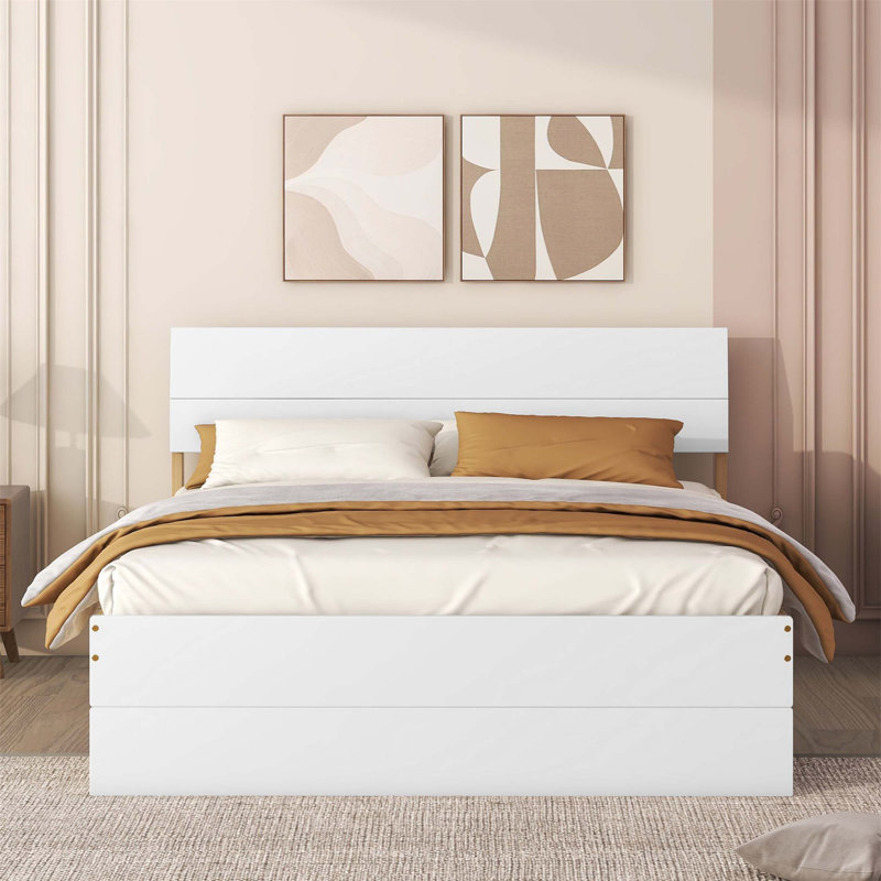 Structure de lit fonctionnelle avec lit gigogne et tiroirs, offrant amplement de rangement et de confort pour une nuit de sommeil reposante dans n'importe quelle chambre à coucher.
