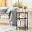 Rotteck End Table and Built-In Outlets