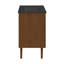 Meuble-lavabo autoportant de 24 po en chêne brun avec comptoir noir à 3 trous Bron-1297304480-1297304509-1297304511