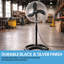 18" HV High Velocity STAND FAN