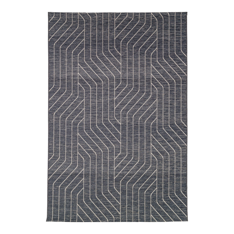 Geometric Hand Woven Indoor / Outdoor Area Rug, Rectangle 191 x 290 cm