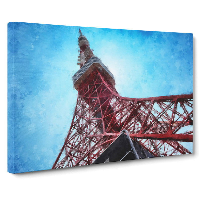 The Tokyo Tower - Wrapped Canvas, 40cm H x 60cm W x 3cm D
