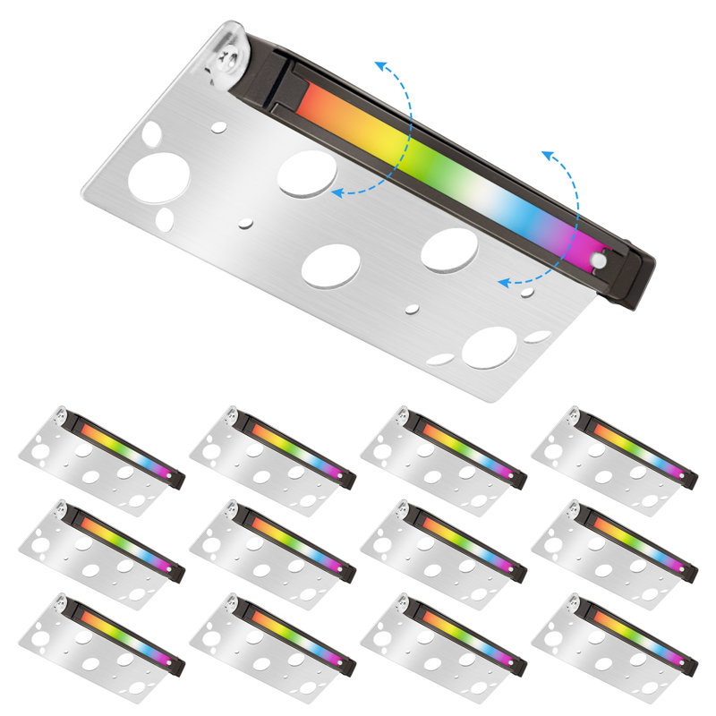 7" Multi-Color LED Hardscape Step Light Low Voltage