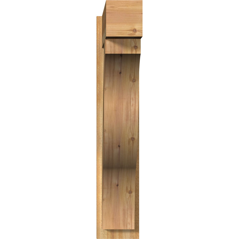 Jeu de blocs Funston, P 34 po x H 42 po, Cèdre rouge de l'Ouest de 8 po (sciage brut)