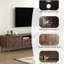 Tv Stand Up To 85": Mid Century With Plentiful Storage And 2 Drawers For Media Cabinet Drawers: Accommodates Up 85" Tvs