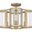 Rhealee Glass Semi Flush Mount