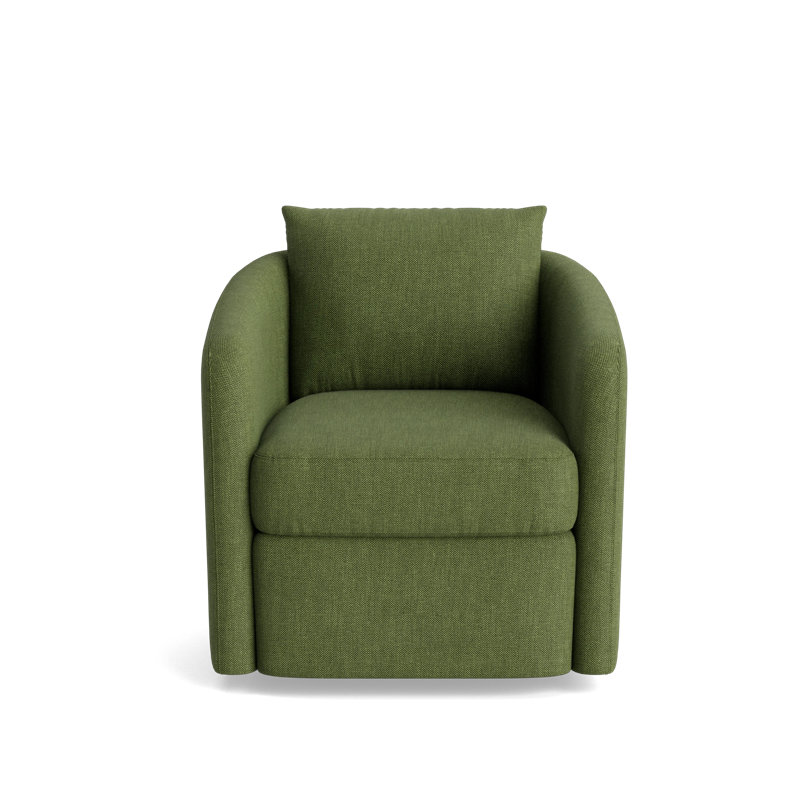 Astrid Swivel Chair, Performance Weave - Basil