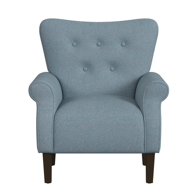 Aret Upholstered Armchair, Blue