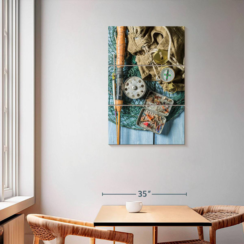Fisherman Accessories, 57" H x 36" W