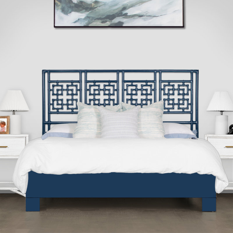 Palm Springs Low Profile Standard Bed, King, Navy