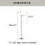  69'' H  Berley Thousand Paper Cranes Floor Lamp