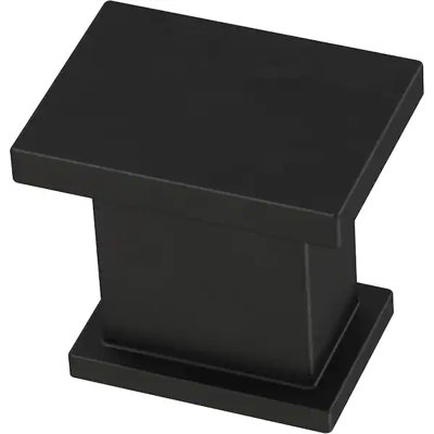 (5 Pack) 15/16 inch Layered Square Knob