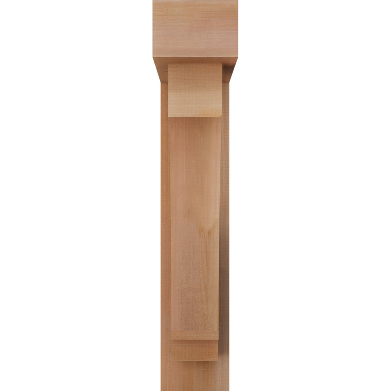 Support de bloc impérial avec entretoise décalée, 32 x 24, Cèdre rouge occidental de l 6 po (scié brut)