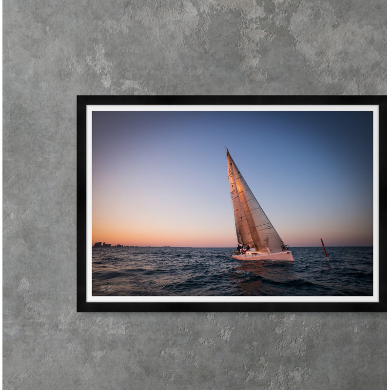 Sailing By The City Ii Print