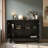 Artistic Flow – Abstract Black Cabinet
