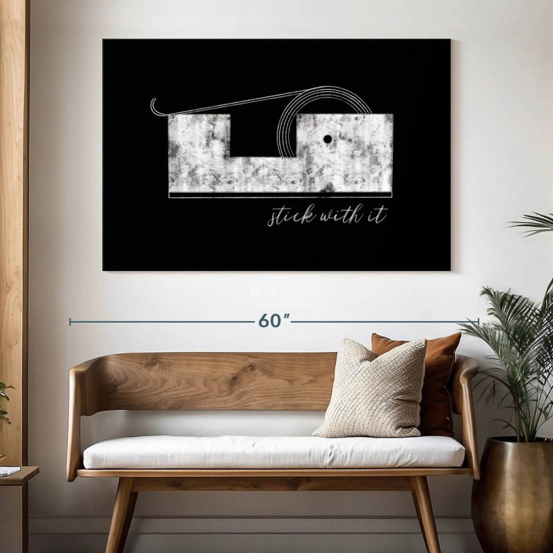 Tergel Stick With It, 34" H x 51" W