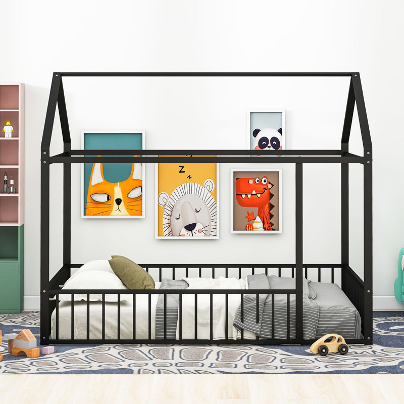 Children's bed, Black