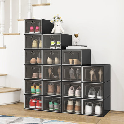 Medium Size Shoe Storage Boxes(Set of 18)