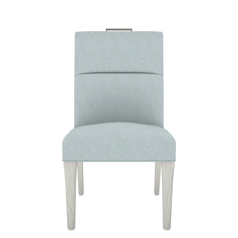 Brattle Road By Thom Filicia 20'' H Upholstered Side Chair, Ian Haze, Casa Blanca