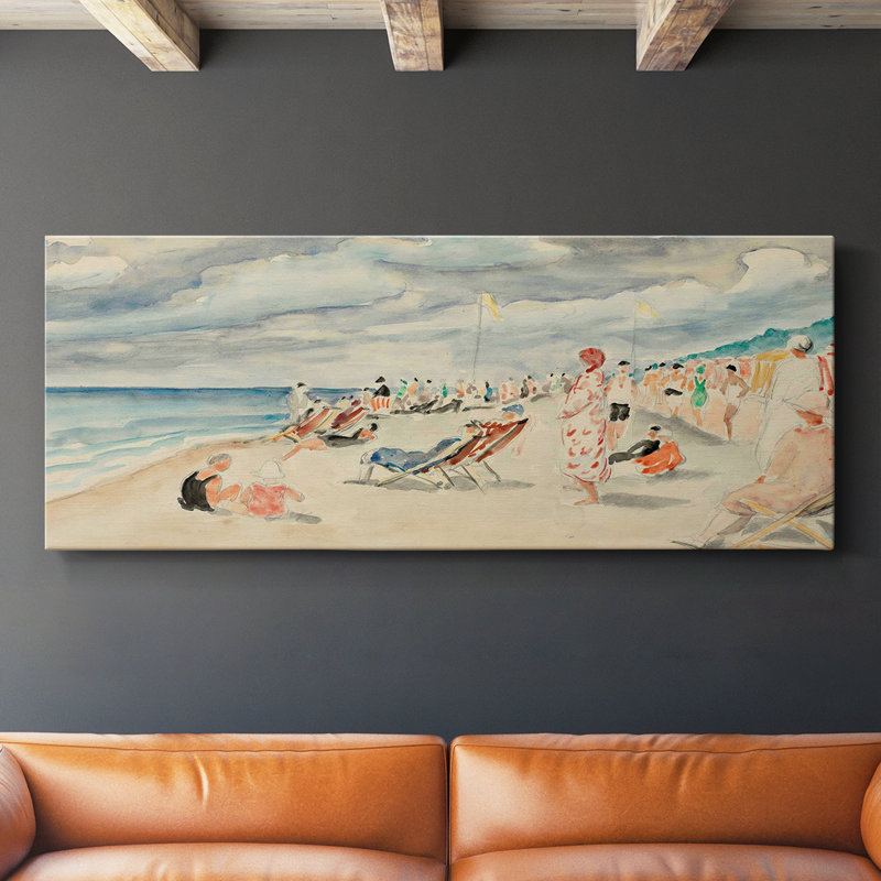 Série nautique-CD XXV - Toile tendue avec châssis - Prêt à accrocher, H 12 po x l 30 po