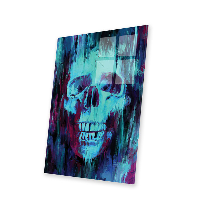 Crâne - peinture sans cadre