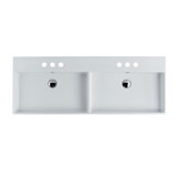Unlimited 55.5'' L Bathroom Sink
