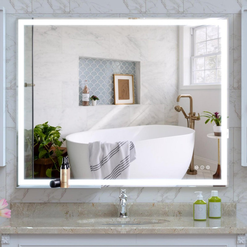 Miroir de salle de bain à DEL, 32 po x 40 po