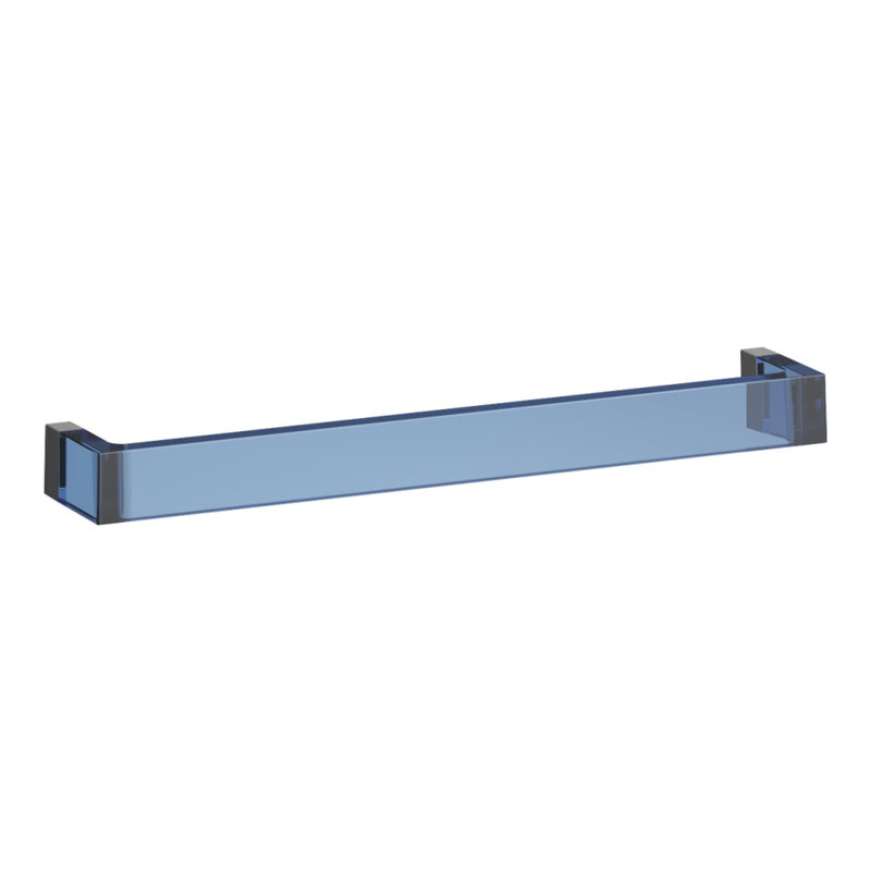 Kartell Wall Mounted Towel Bar, Blue